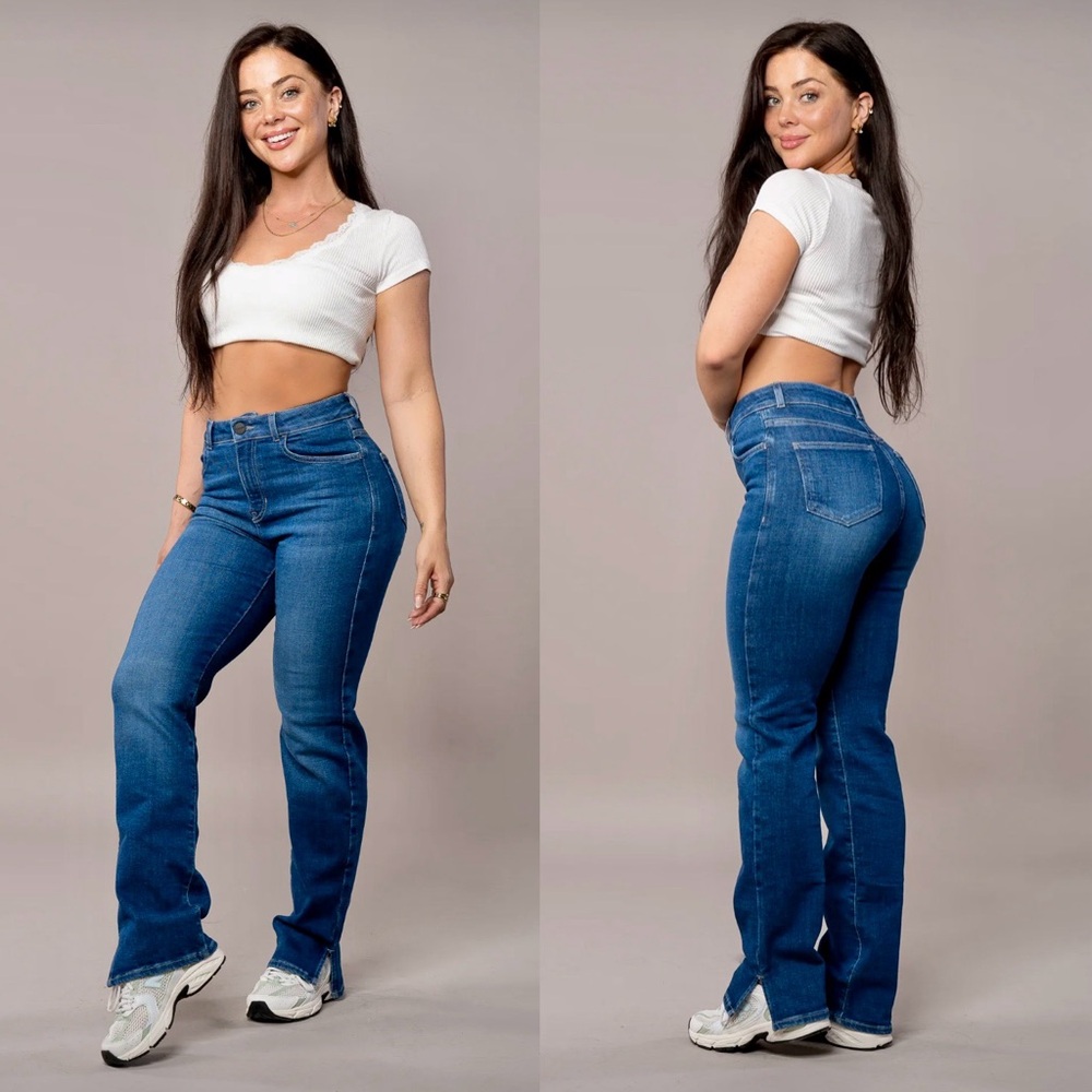 FITJEANS Straight Leg Jean Sapphire Blue M